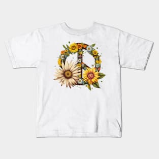 Peace Daisy Kids T-Shirt